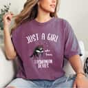 Just A Girl Who Loves Tasmanian Devils With Hearts T-Shirt