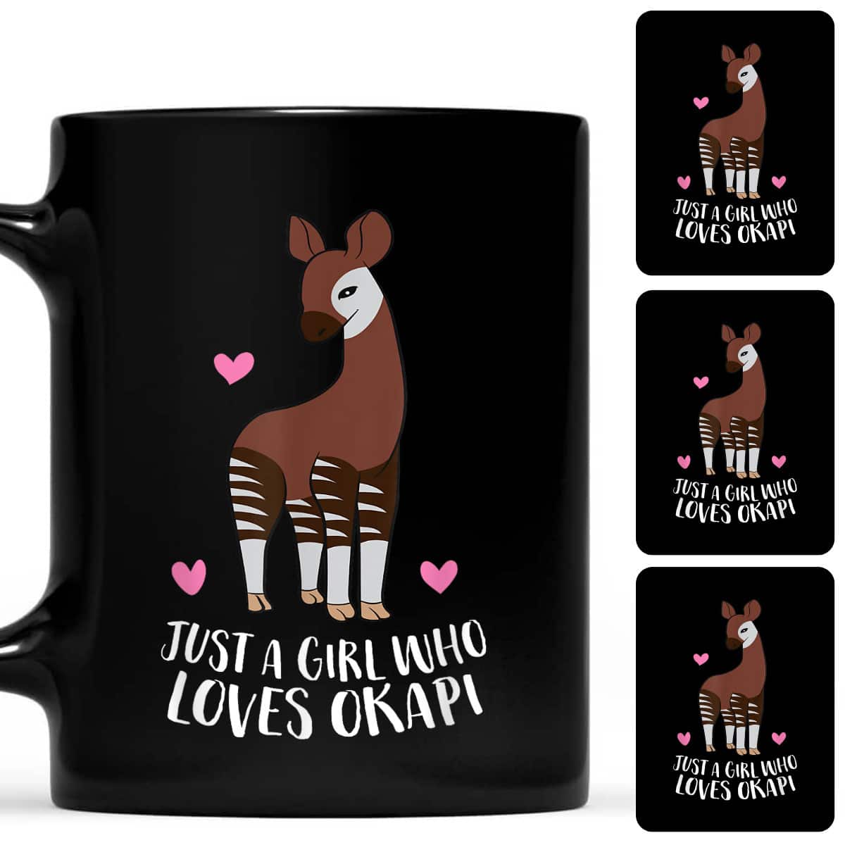 Just A Girl Who Loves Okapis T-Shirt Just A Girl Who Loves Okapis T-Shirt