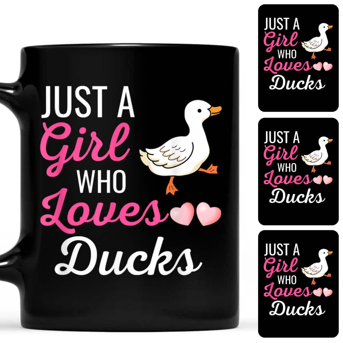Just A Girl Who Loves Ducks Cute Duck Lover T-Shirt