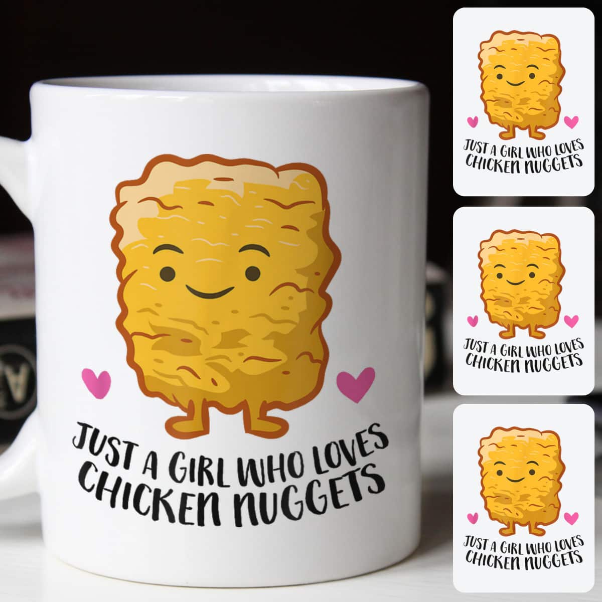 Just A Girl Who Loves Chicken Nuggets T-Shirt
