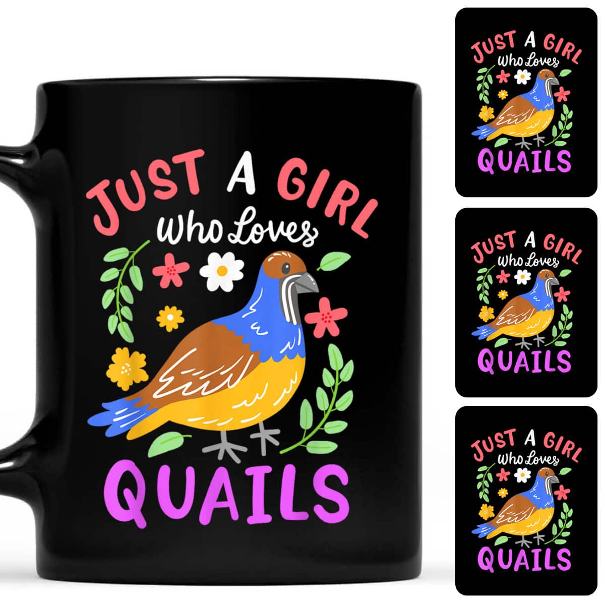 Just A Girl Who Loves Quails Gift T-Shirt Just A Girl Who Loves Quails Gift T-Shirt