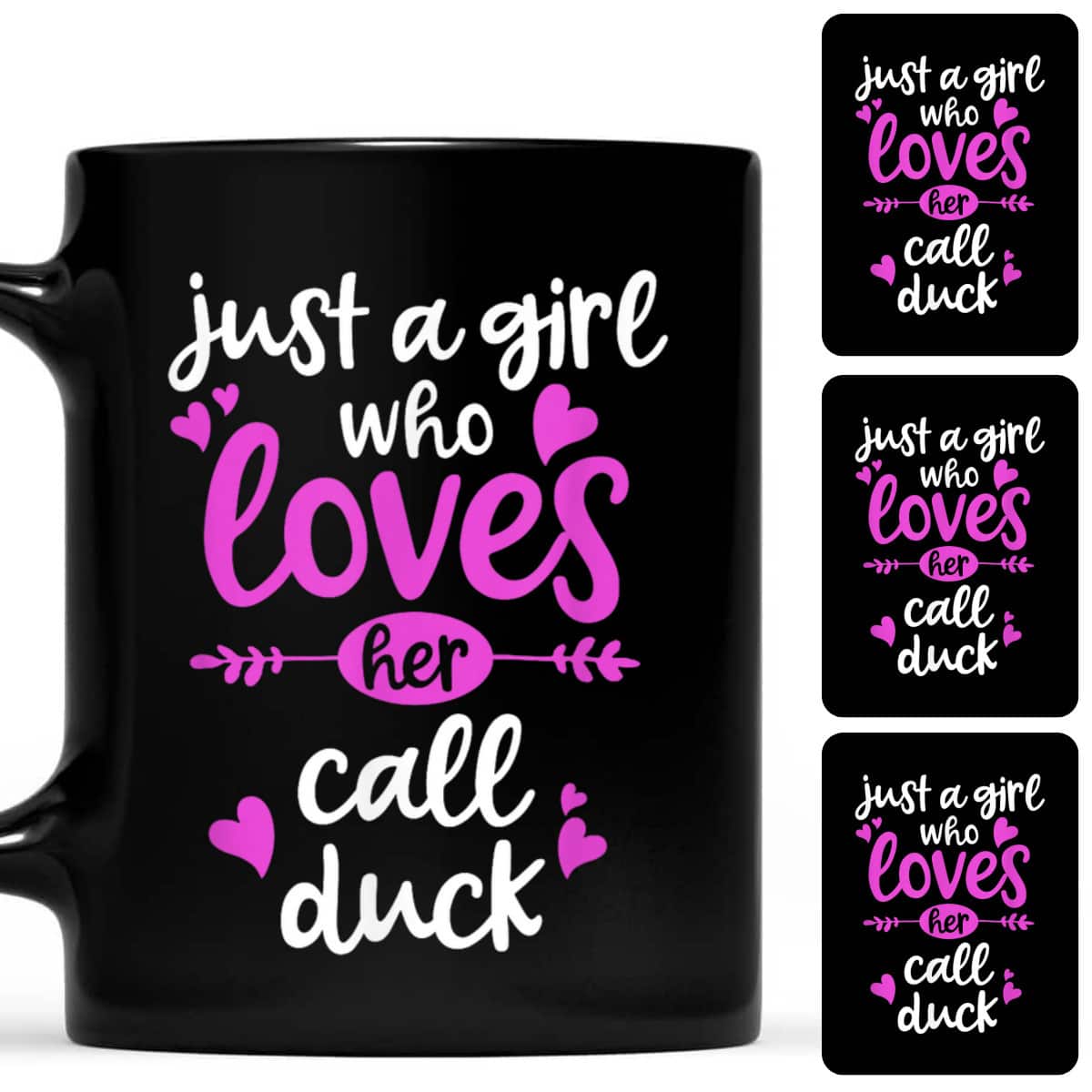 Just A Girl Who Loves Her Call Duck T-Shirt Just A Girl Who Loves Her Call Duck T-Shirt