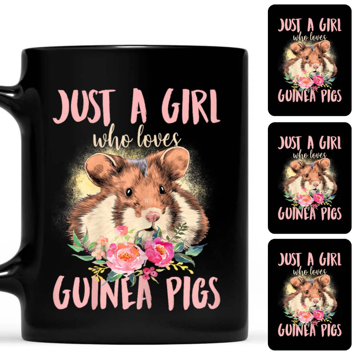 Just A Girl Who Loves Guinea Pigs Adorable Guinea Pig Lover T-Shirt