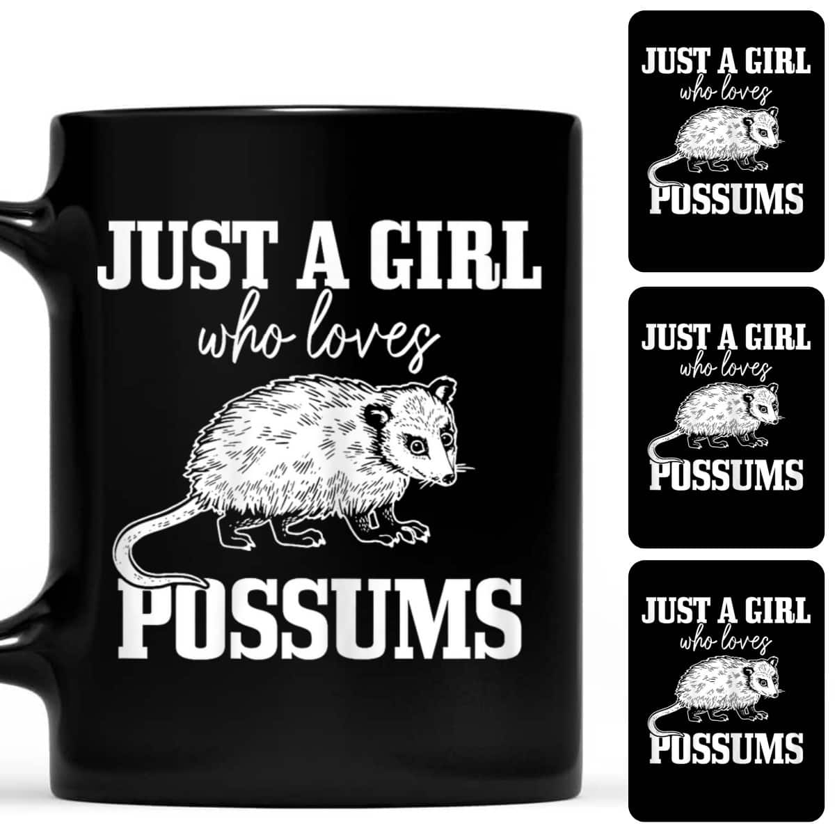 Funny Opossum Lover Just A Girl Who Loves Possums T-Shirt Funny Opossum Lover Just A Girl Who Loves Possums T-Shirt