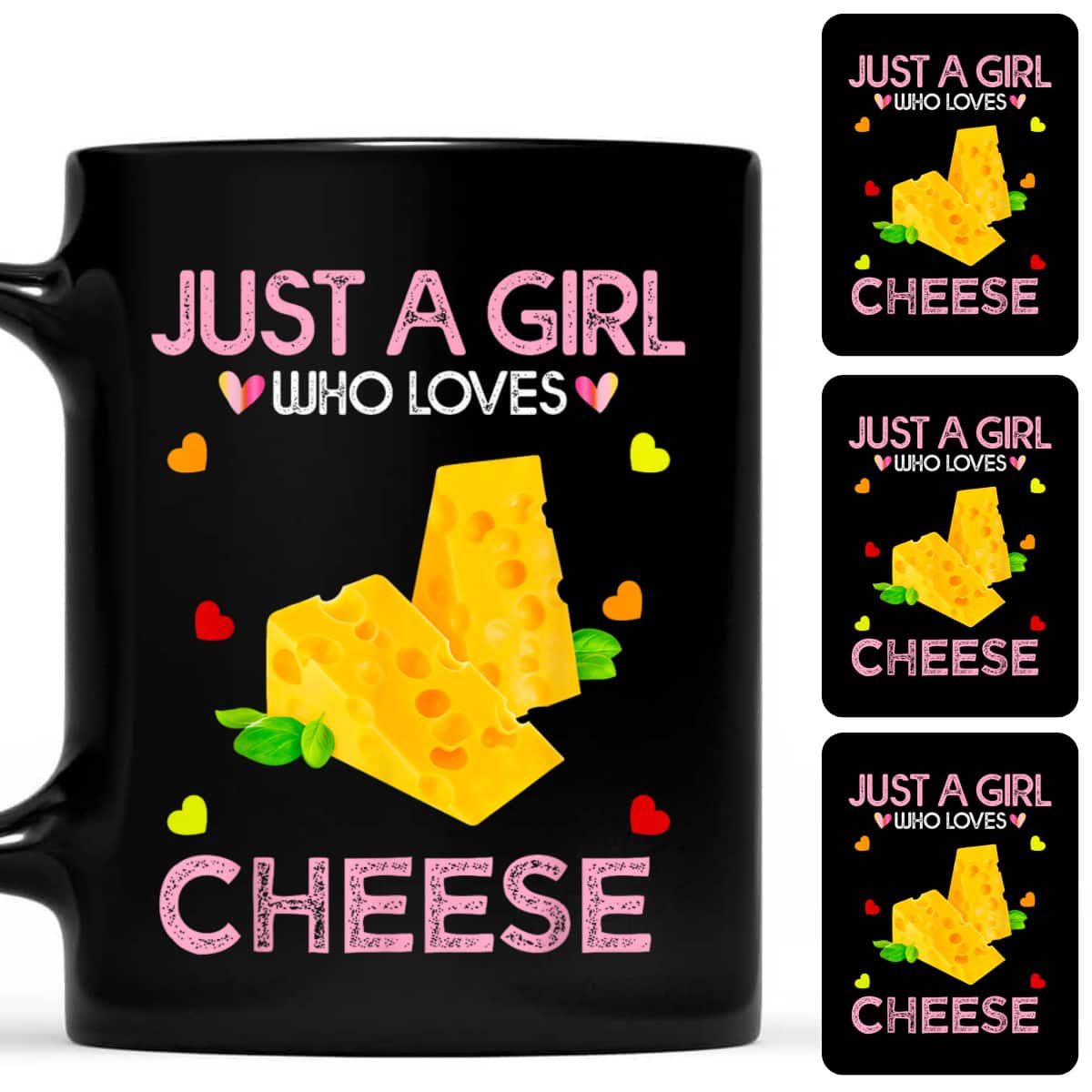 Just A Girl Who Loves Cheese Girl Kids Cheese T-Shirt Just A Girl Who Loves Cheese Girl Kids Cheese T-Shirt