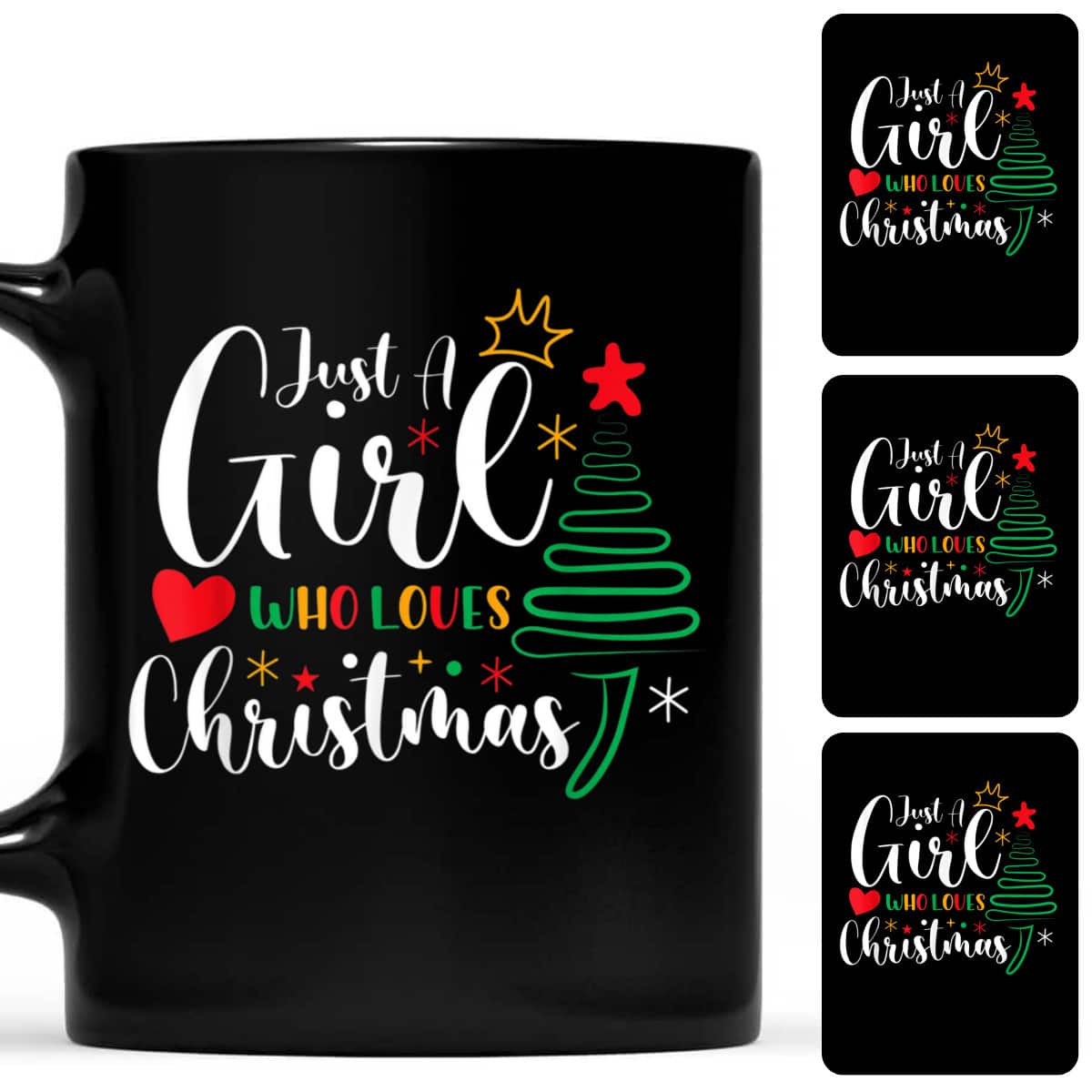 Christmas Just A Girl Who Loves Christmas T-Shirt Christmas Just A Girl Who Loves Christmas T-Shirt
