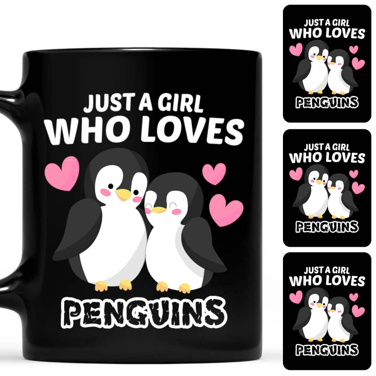 Penguin Just A Girl Who Loves Penguins T-Shirt Penguin Just A Girl Who Loves Penguins T-Shirt