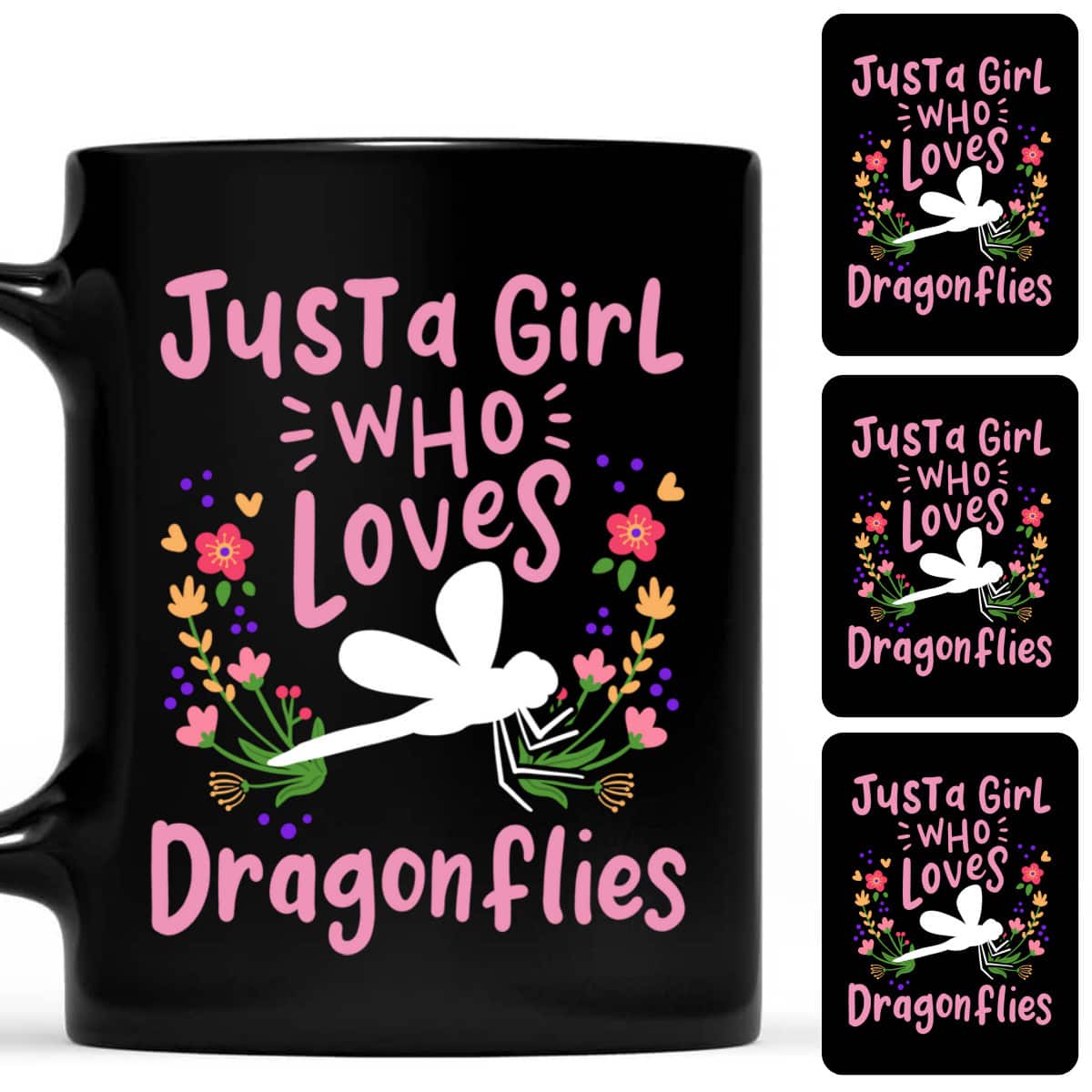 Dragonfly Just A Girl Who Loves Dragonflies Gift T-Shirt
