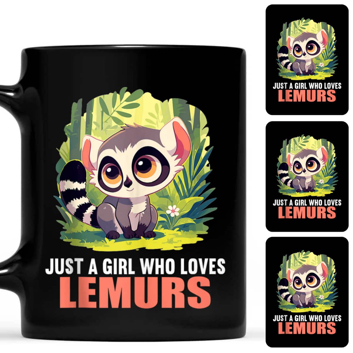 Just A Girl Who Loves Lemurs Lemur T-Shirt Just A Girl Who Loves Lemurs Lemur T-Shirt