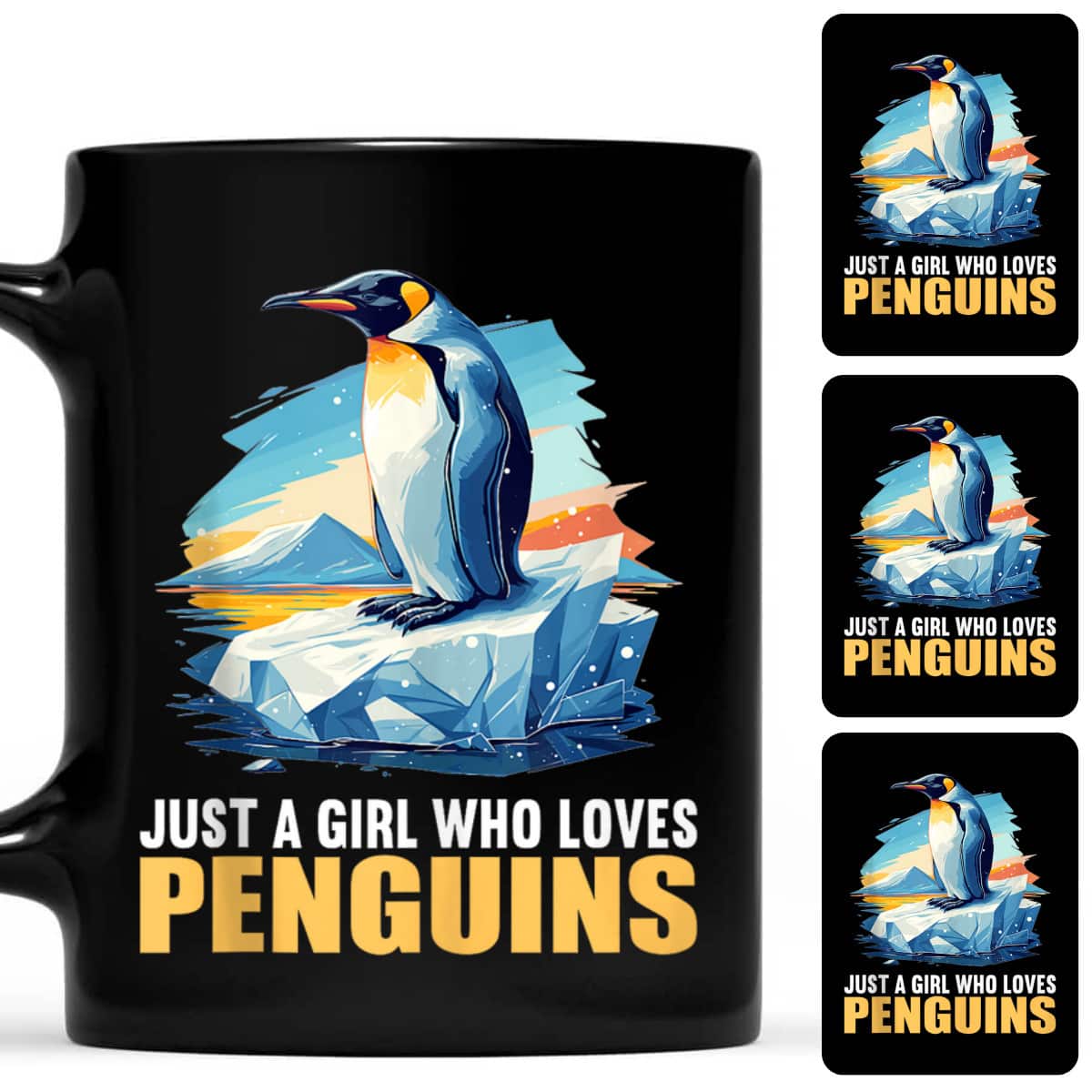 Just A Girl Who Loves Penguins Penguins Penguin T-Shirt Just A Girl Who Loves Penguins Penguins Penguin T-Shirt