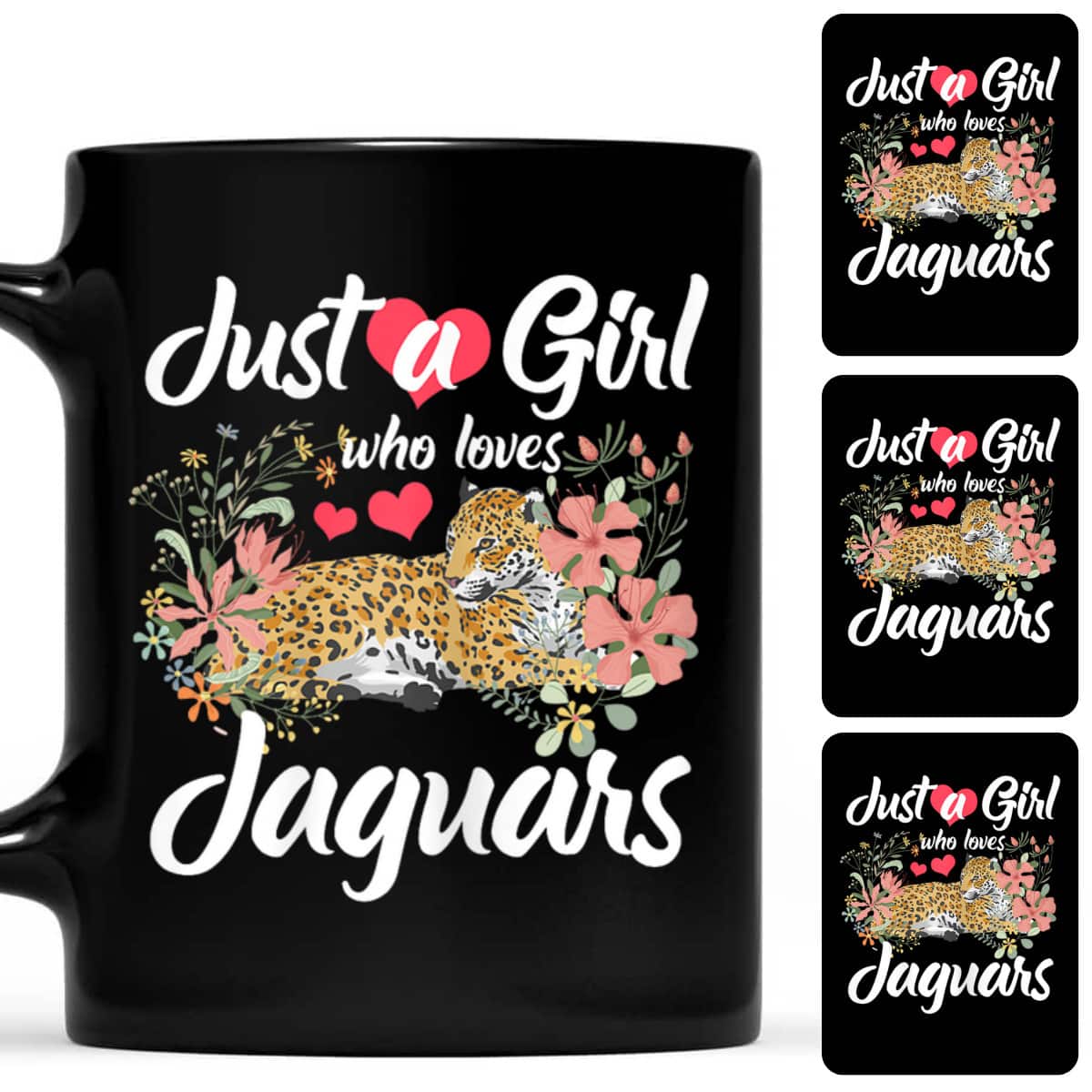 Just A Girl Who Loves Jaguars Animal Lover Awesome Cute T-Shirt Just A Girl Who Loves Jaguars Animal Lover Awesome Cute T-Shirt