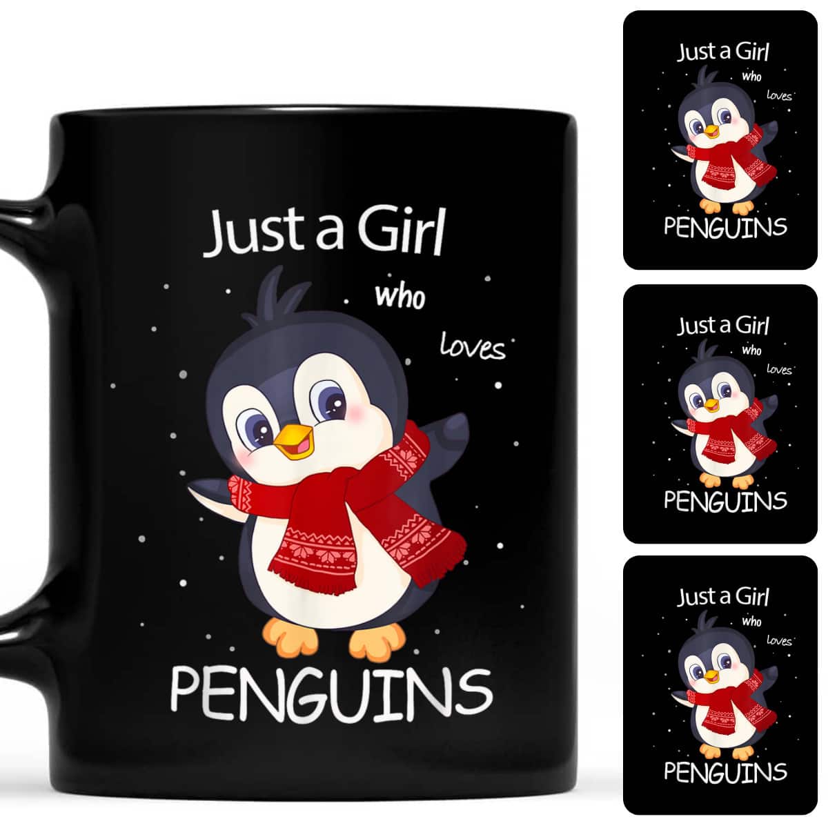 Cute Penguin Just A Girl Who Loves Penguins T-Shirt