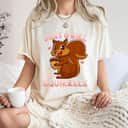 Kids Squirrel Just A Girl Who Loves Squirrels Funny Gift T-Shirt