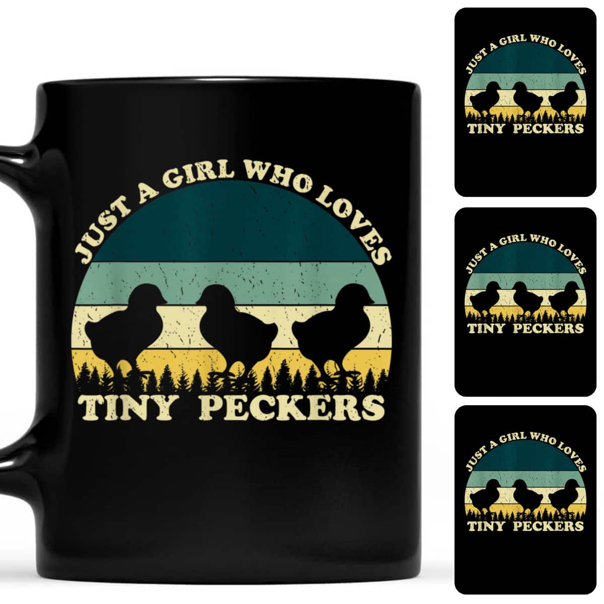 Just A Girl Who Loves Tiny Peckers Funny Chicken Farmer Joke T-Shirt Just A Girl Who Loves Tiny Peckers Funny Chicken Farmer Joke T-Shirt