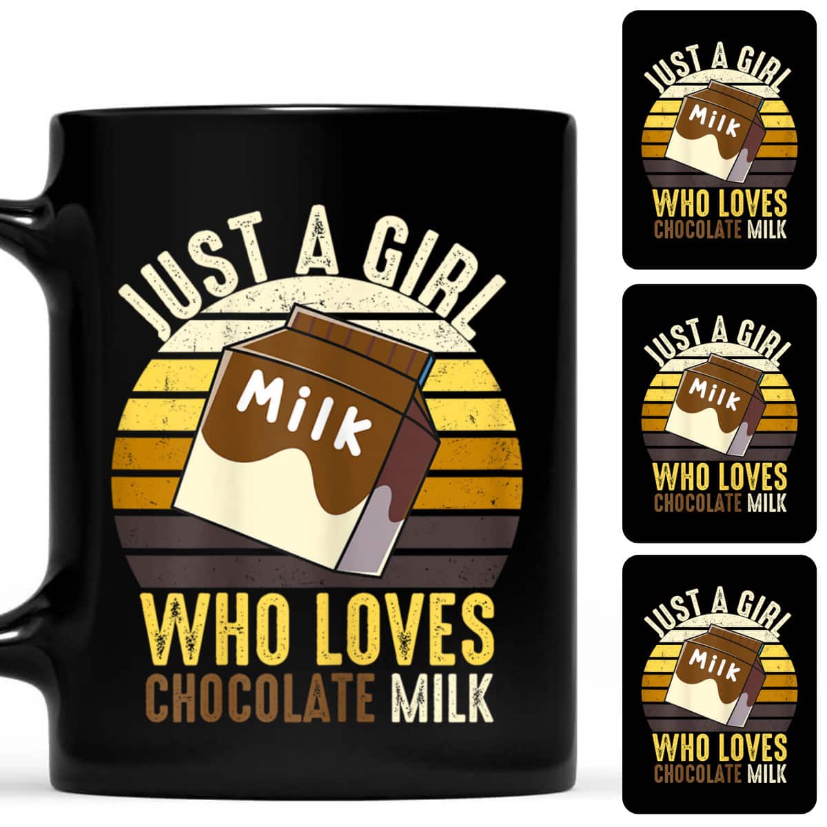 Just A Girl Who Loves Chocolate Milk Funny Chocolate Milk T-Shirt Just A Girl Who Loves Chocolate Milk Funny Chocolate Milk T-Shirt