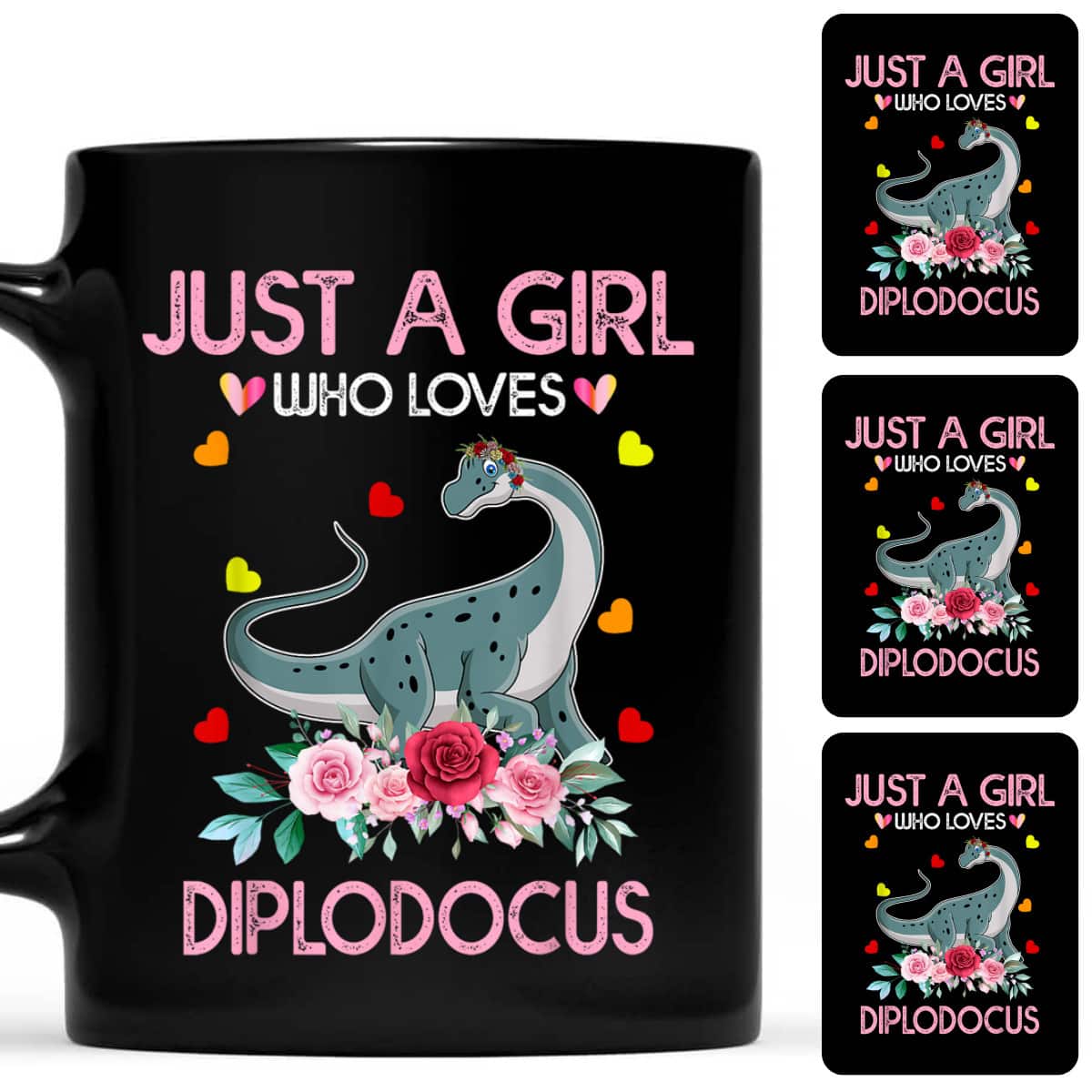 Dinosaur Lover Just A Girl Who Loves Diplodocus T-Shirt