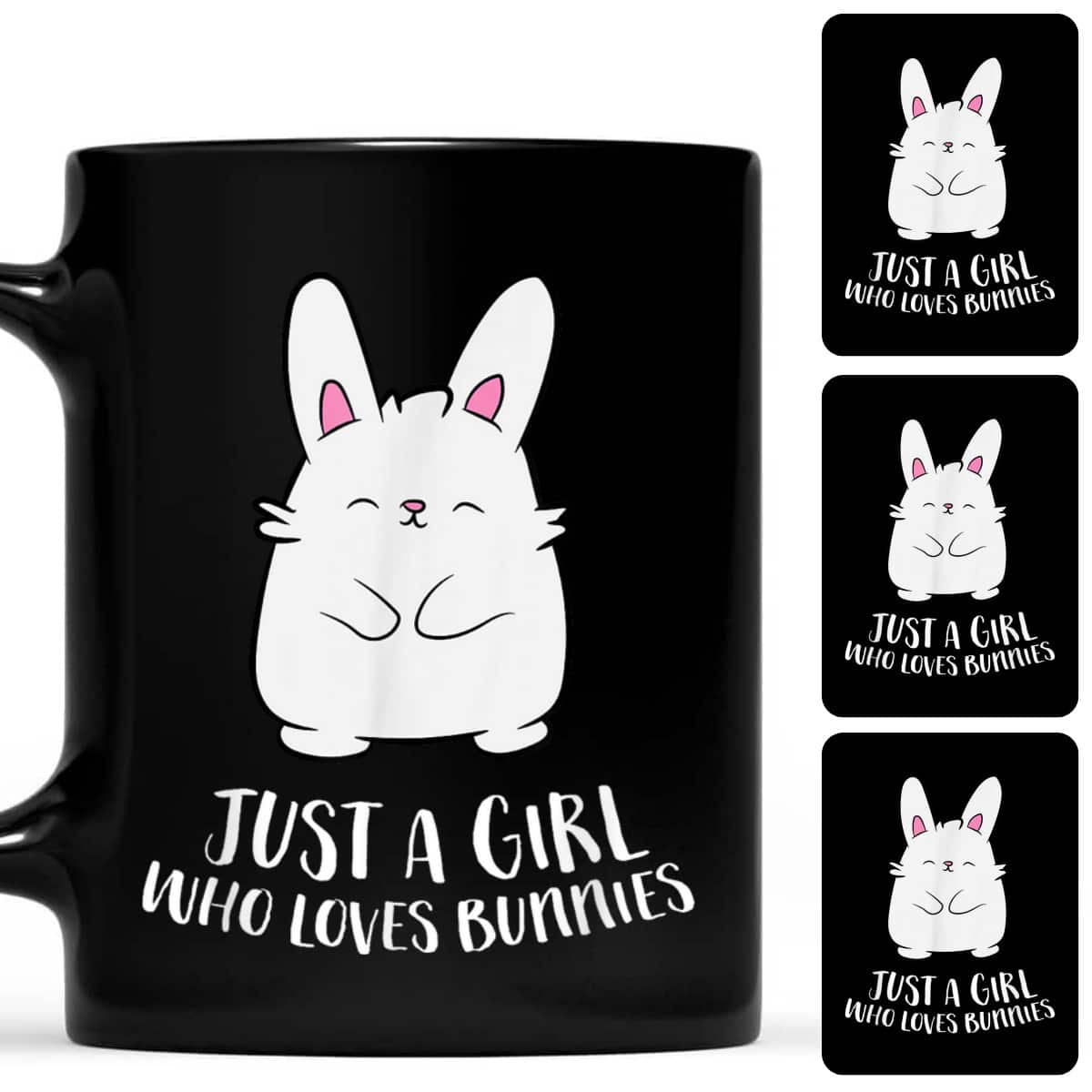 Just A Girl Who Loves Bunnys Cute Bunny Girl T-Shirt Just A Girl Who Loves Bunnys Cute Bunny Girl T-Shirt