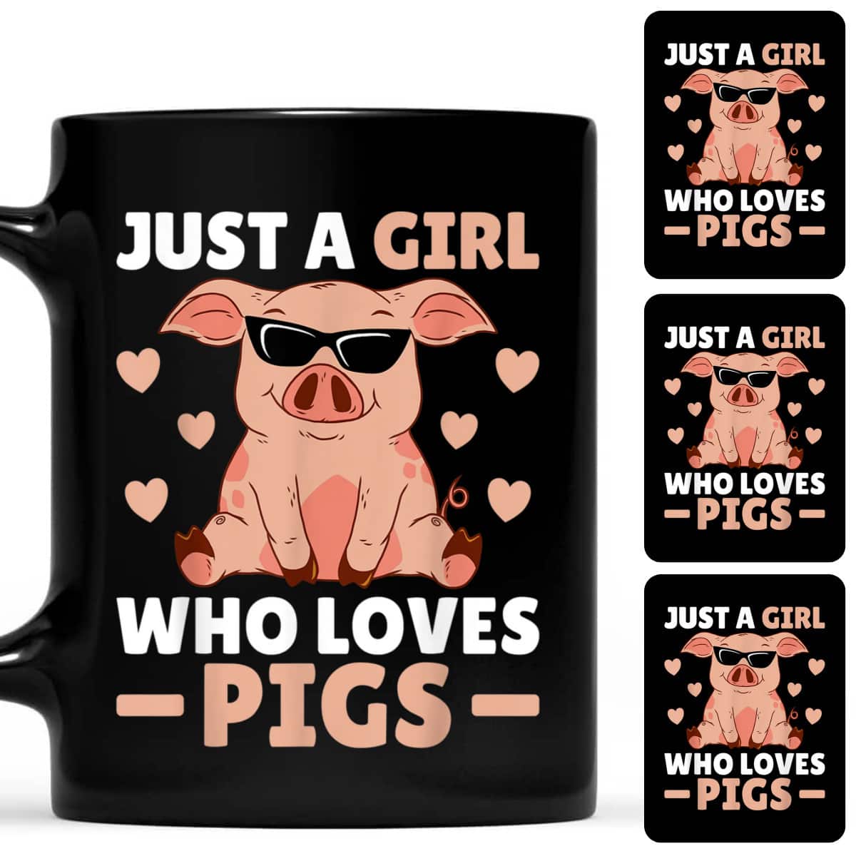 Just A Girl Who Loves Pigs Women Pig Lovers Pig Stuff Farmer T-Shirt Just A Girl Who Loves Pigs Women Pig Lovers Pig Stuff Farmer T-Shirt