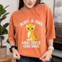 Just A Girl Who Loves Cheetahs African Savanna T-Shirt Just A Girl Who Loves Cheetahs African Savanna T-Shirt