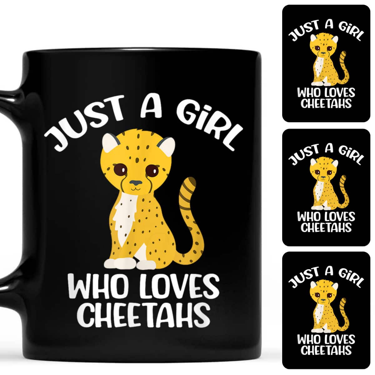 Just A Girl Who Loves Cheetahs African Savanna T-Shirt Just A Girl Who Loves Cheetahs African Savanna T-Shirt