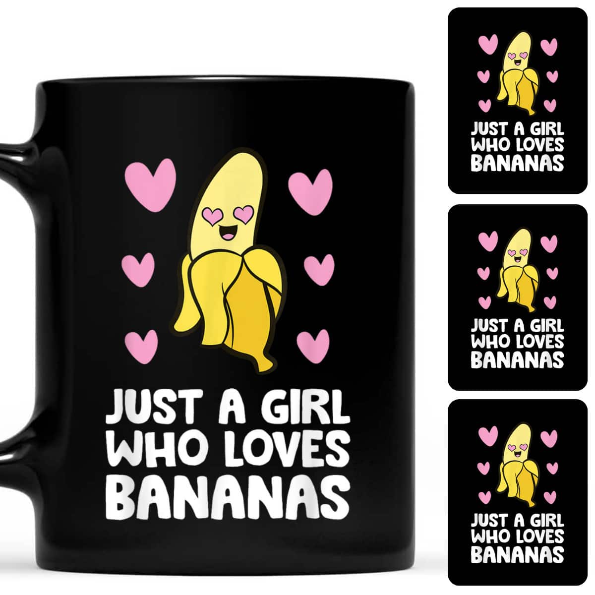 Just A Girl Who Loves Bananas Gift T-Shirt