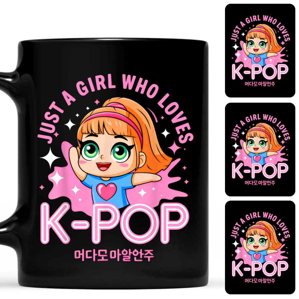 Just A Girl Who Loves K-Pop Fan Anime Manga Teenage Girls T-Shirt Just A Girl Who Loves K-Pop Fan Anime Manga Teenage Girls T-Shirt