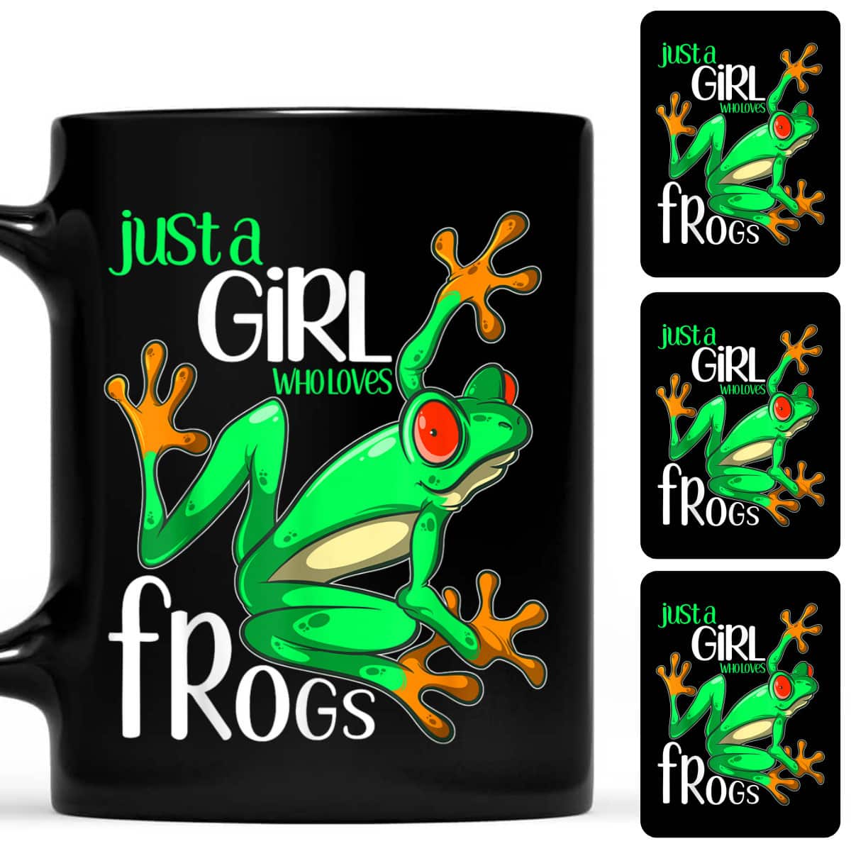 Just A Girl Who Loves Frogs Gift And Girls Frog T-Shirt Just A Girl Who Loves Frogs Gift And Girls Frog T-Shirt