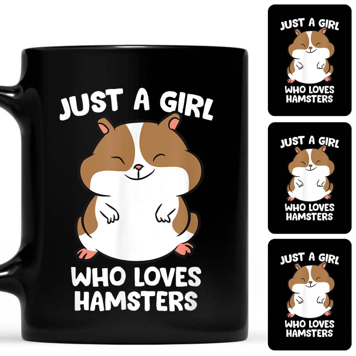 Just A Girl Who Loves Hamsters Cute Hamster T-Shirt