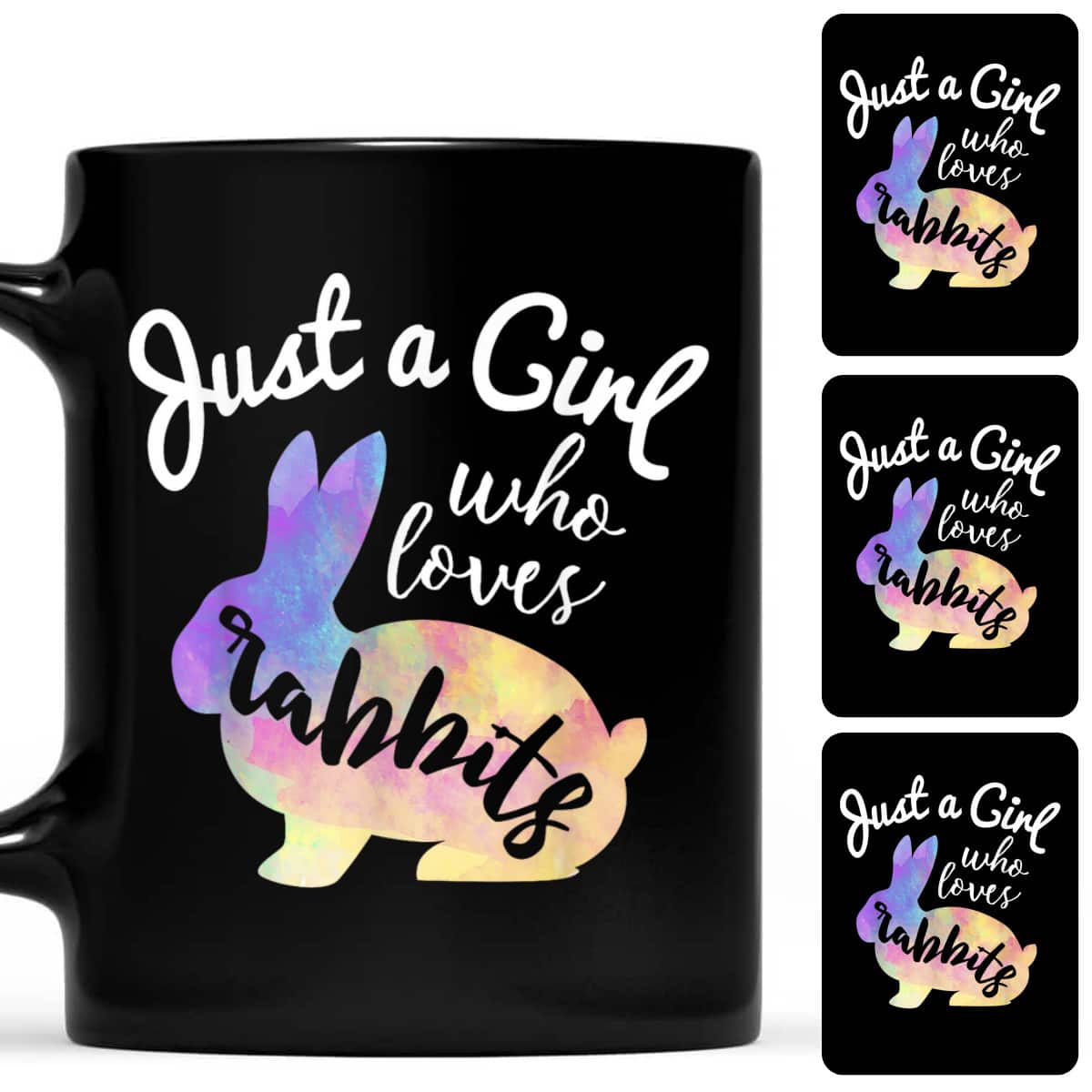 Just A Girl Who Loves Rabbits Bunny Lover Pet Owner T-Shirt