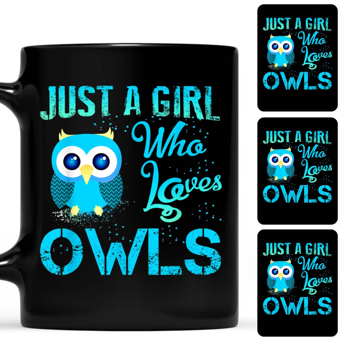Just A Girl Who Loves Owls Gift T-Shirt