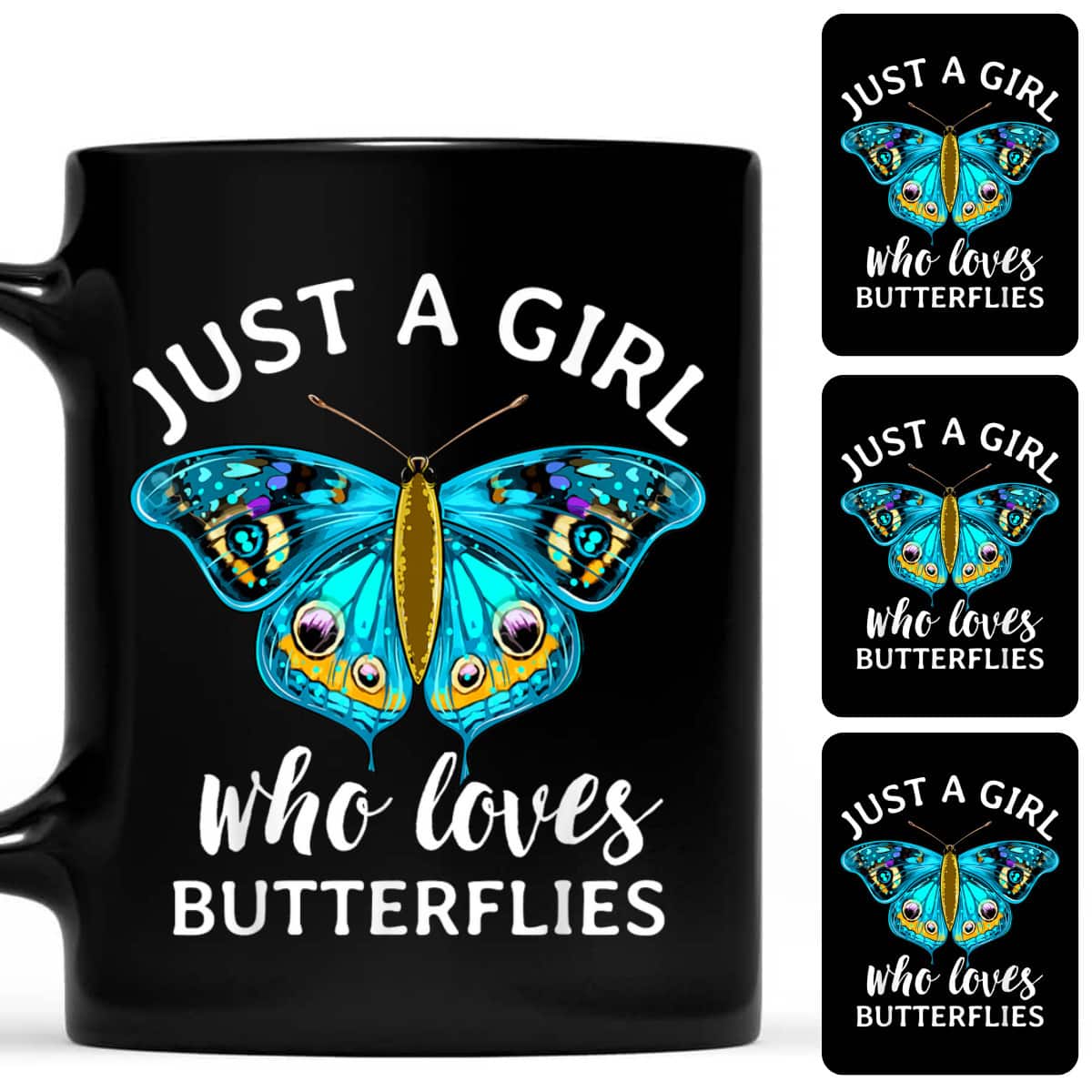 Just A Girl Who Loves Butterflies Butterfly Mom Monarch T-Shirt Just A Girl Who Loves Butterflies Butterfly Mom Monarch T-Shirt
