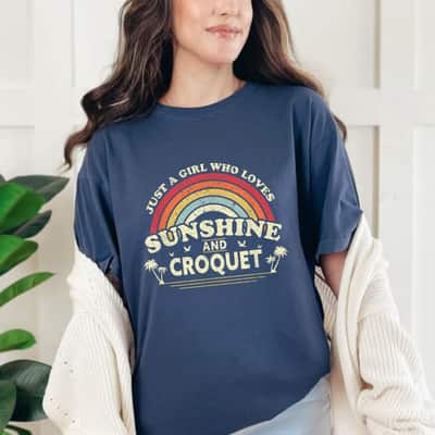 Croquet Just A Girl Who Loves Sunshine And Croquet T-Shirt