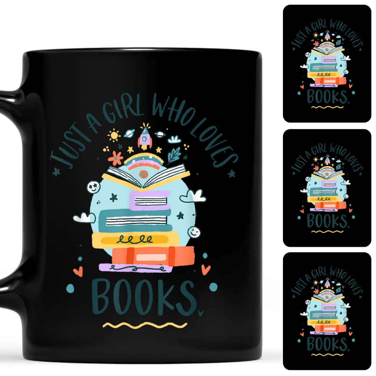 Just A Girl Who Loves Books Gifts For Book Worm T-Shirt Just A Girl Who Loves Books Gifts For Book Worm T-Shirt