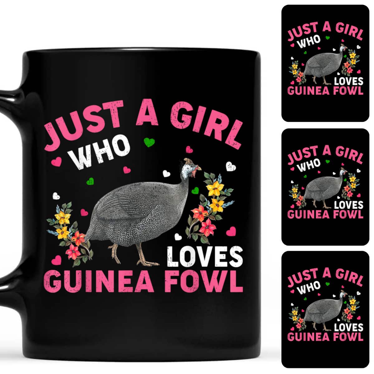 Guinea Fowl Bird Lover Just A Girl Who Loves Guinea Fowls T-Shirt Guinea Fowl Bird Lover Just A Girl Who Loves Guinea Fowls T-Shirt