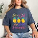 Just A Girl Who Loves Pineapples For Pineapple Lover Funny T-Shirt