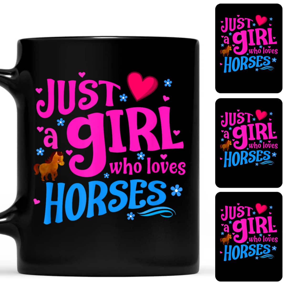Just A Girl Who Loves Horses T-Shirt Just A Girl Who Loves Horses T-Shirt