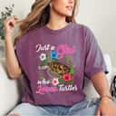 Fun Just A Girl Who Loves Turtles Women And Girls Cute T-Shirt Fun Just A Girl Who Loves Turtles Women And Girls Cute T-Shirt