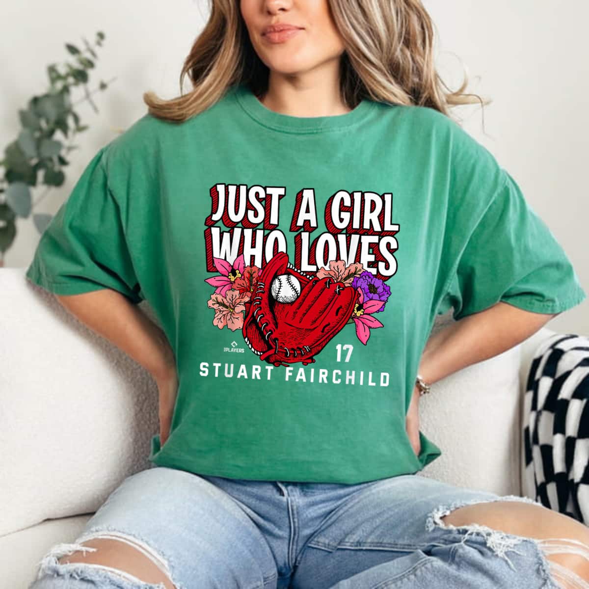 Just A Girl Who Loves Stuart Fairchild Cincinnati MLBPA T-Shirt Just A Girl Who Loves Stuart Fairchild Cincinnati MLBPA T-Shirt