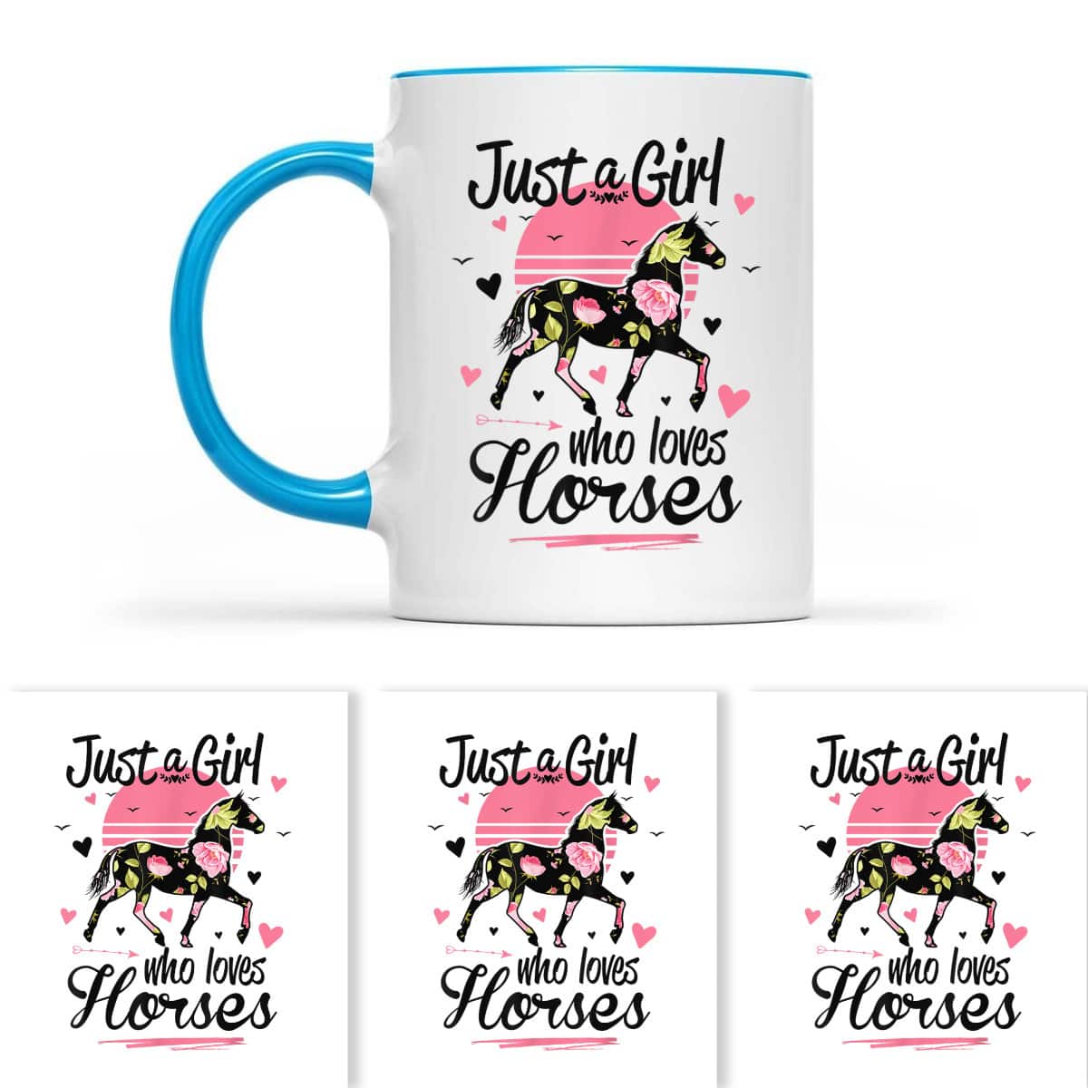 Horse Just A Girl Who Loves Horses T-Shirt