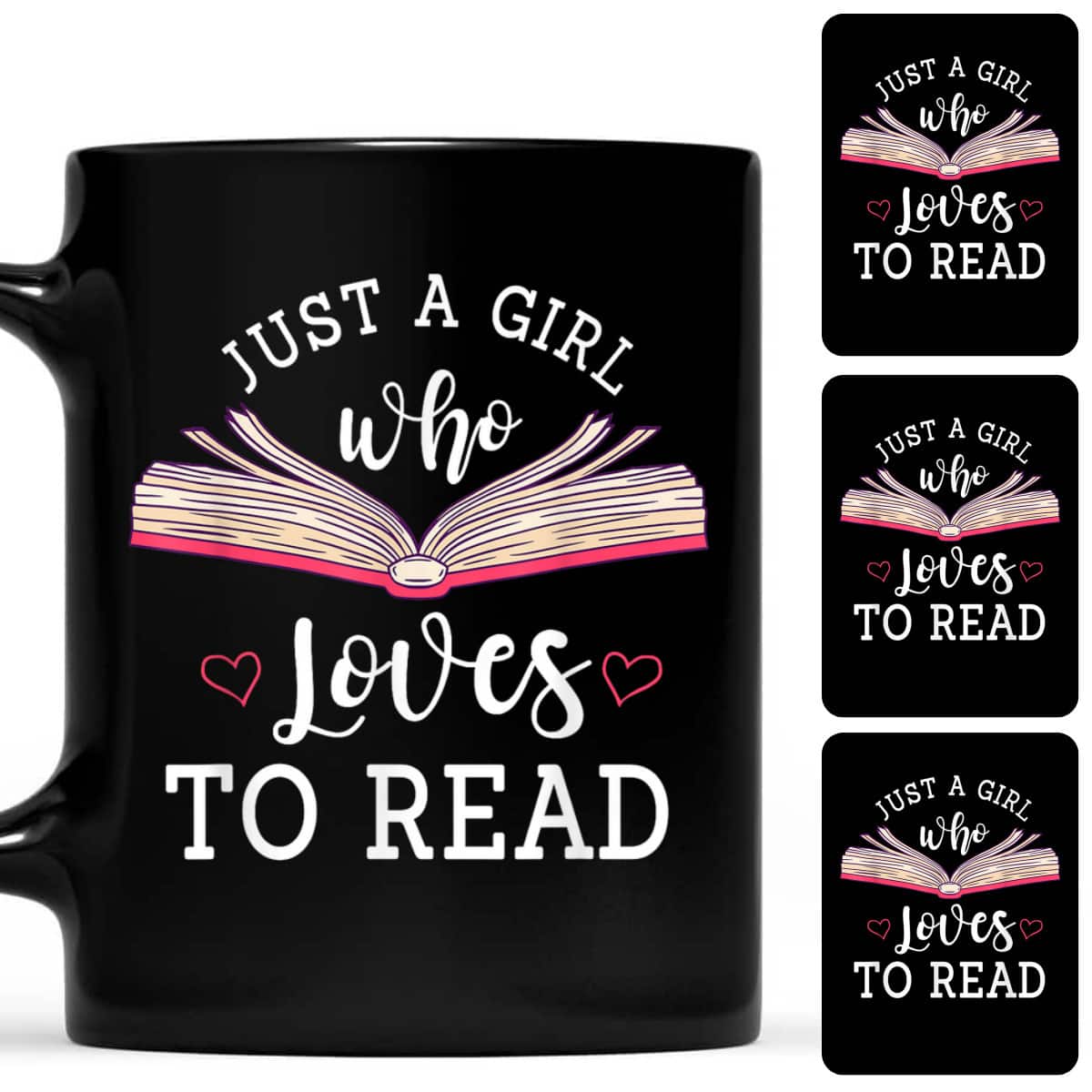 Just A Girl Who Loves To Read Funny Girls Bookworm T-Shirt