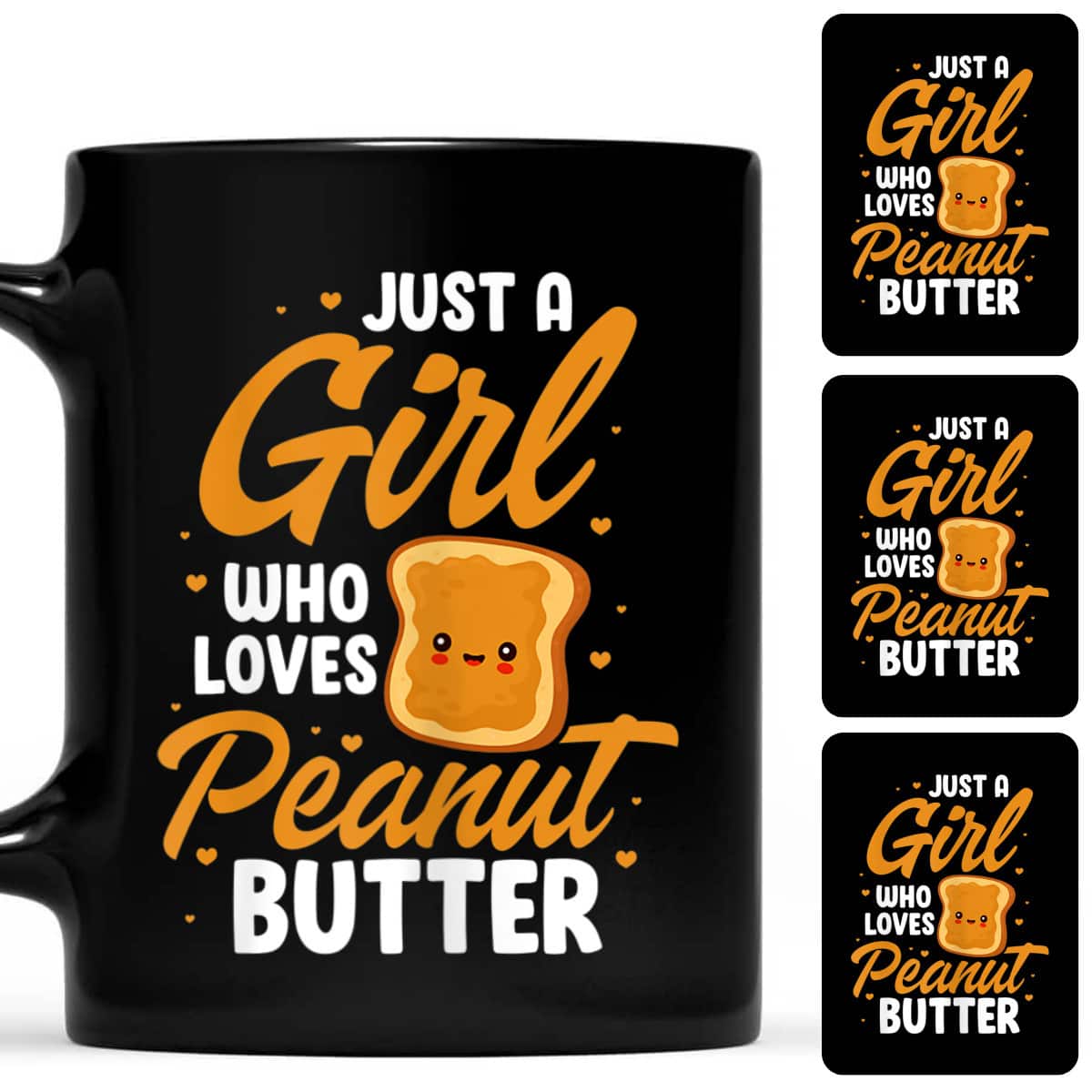 Peanut Butter Cute Just A Girl Who Loves Peanut Butter T-Shirt Peanut Butter Cute Just A Girl Who Loves Peanut Butter T-Shirt
