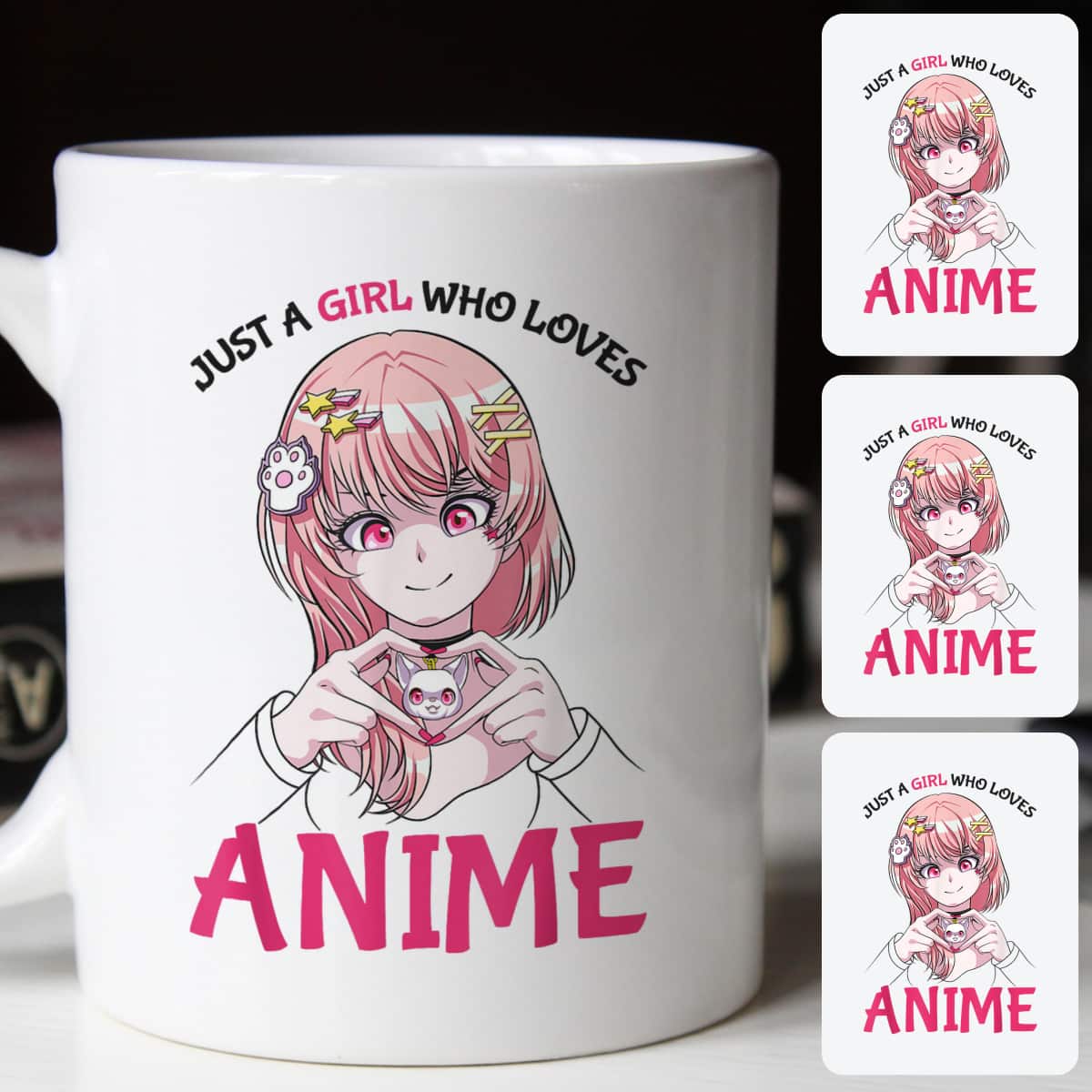 Just A Girl Who Loves Anime Teenage Girls T-Shirt