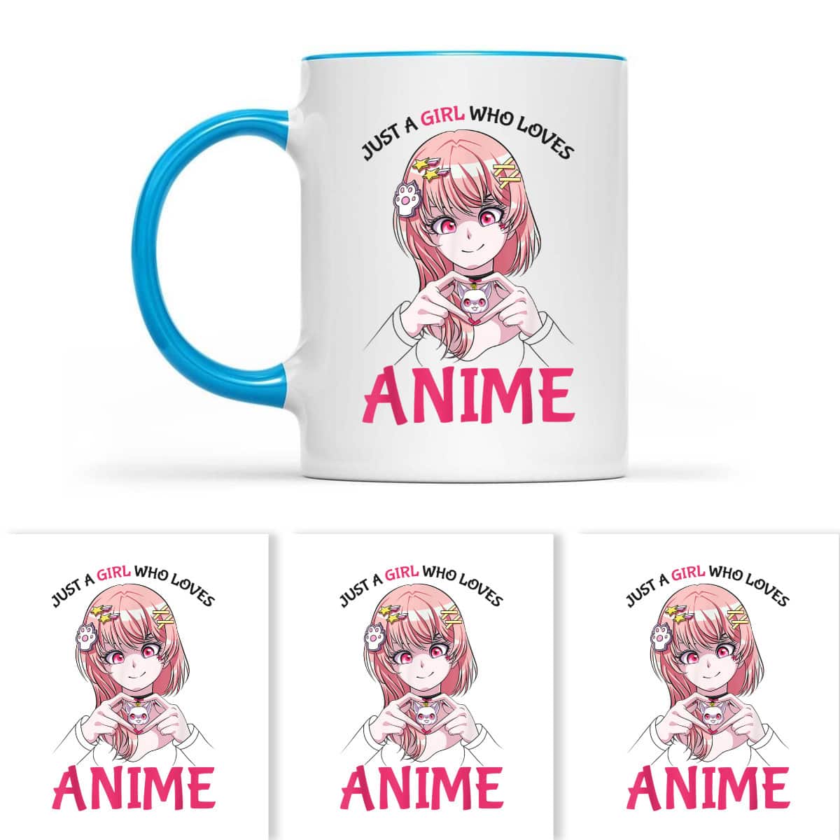 Just A Girl Who Loves Anime Teenage Girls T-Shirt