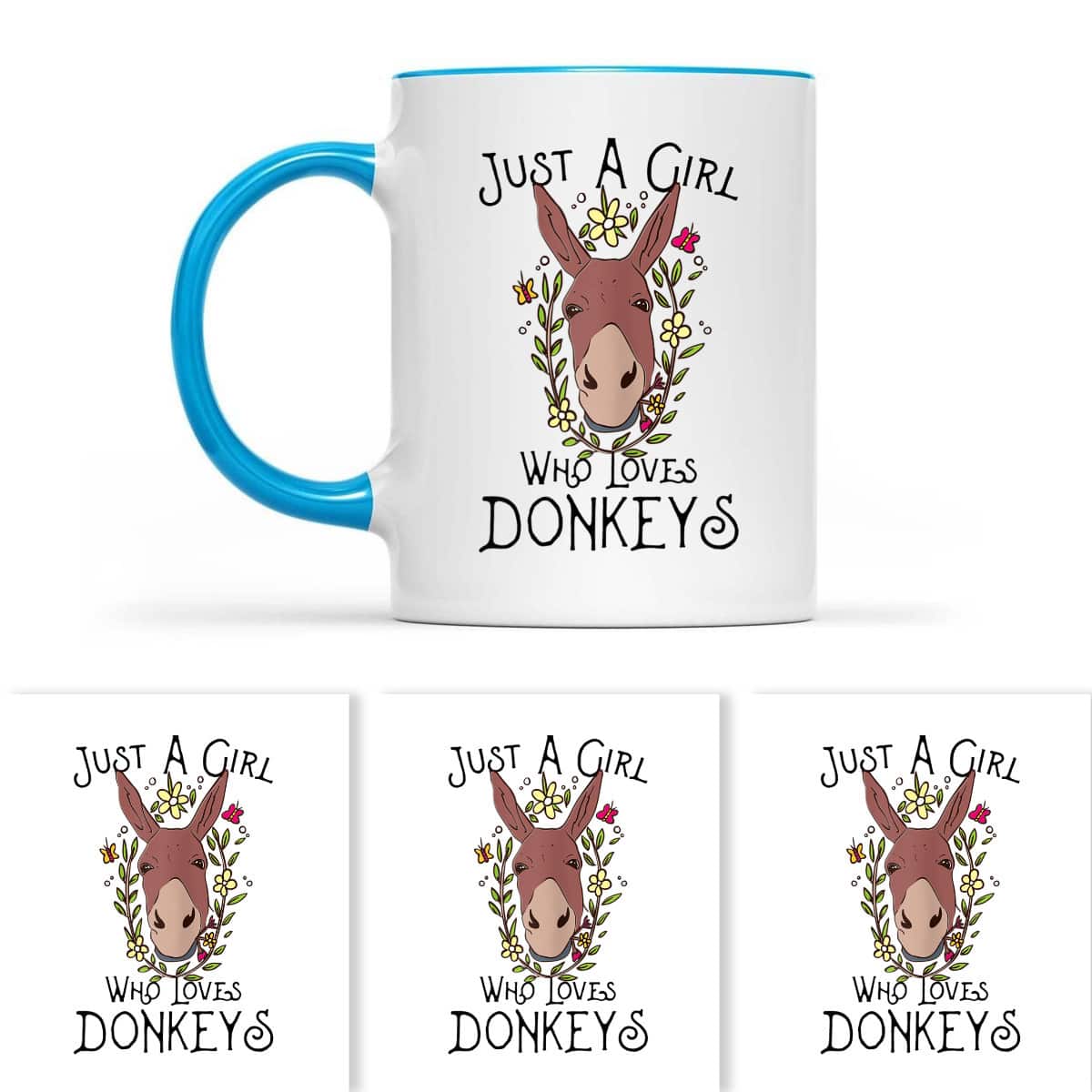 I Love My Donkey Just A Girl Who Loves Donkey Gift T-Shirt I Love My Donkey Just A Girl Who Loves Donkey Gift T-Shirt