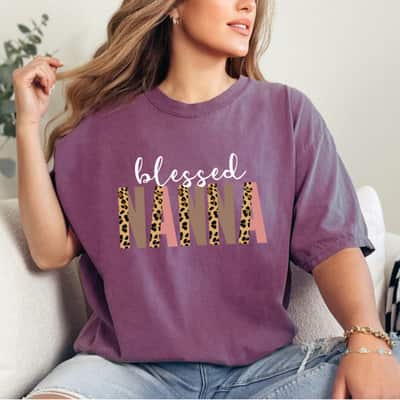 Mother's Day Blessed Nanna Grandma Nanna Gift T-Shirt