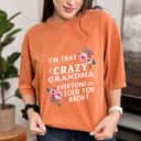 Mother's Day I'm That Crazy Grandma Everyone Told You About Gift T-Shirt