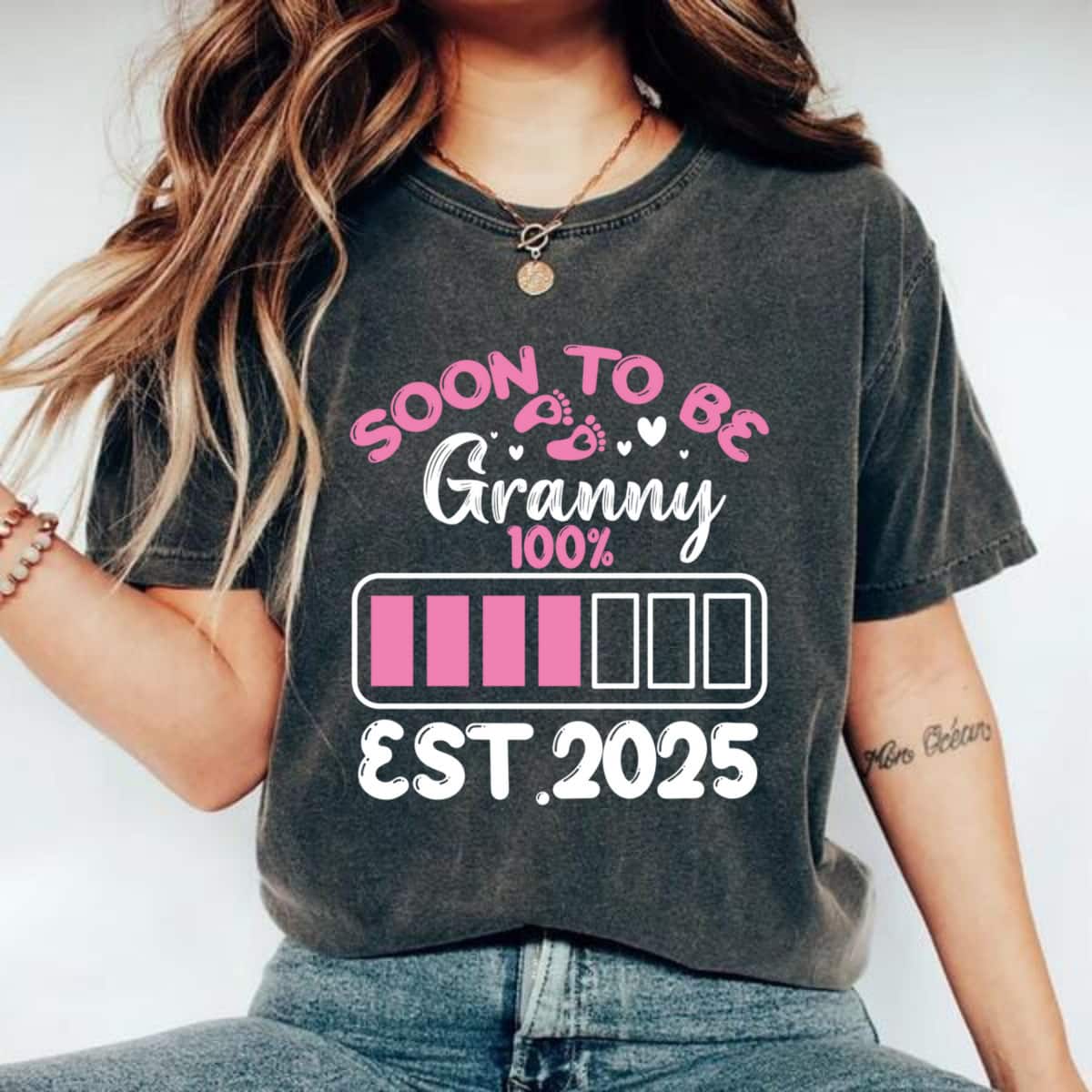 Mother's Day Soon To Be Granny Est 2025 Loading Funny Mother Pregnancy Gift T-Shirt Mother's Day Soon To Be Granny Est 2025 Loading Funny Mother Pregnancy Gift T-Shirt