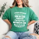 Mother's Day Son-in-law Of Awesome Mother-in-law Gift T-Shirt Mother's Day Son-in-law Of Awesome Mother-in-law Gift T-Shirt