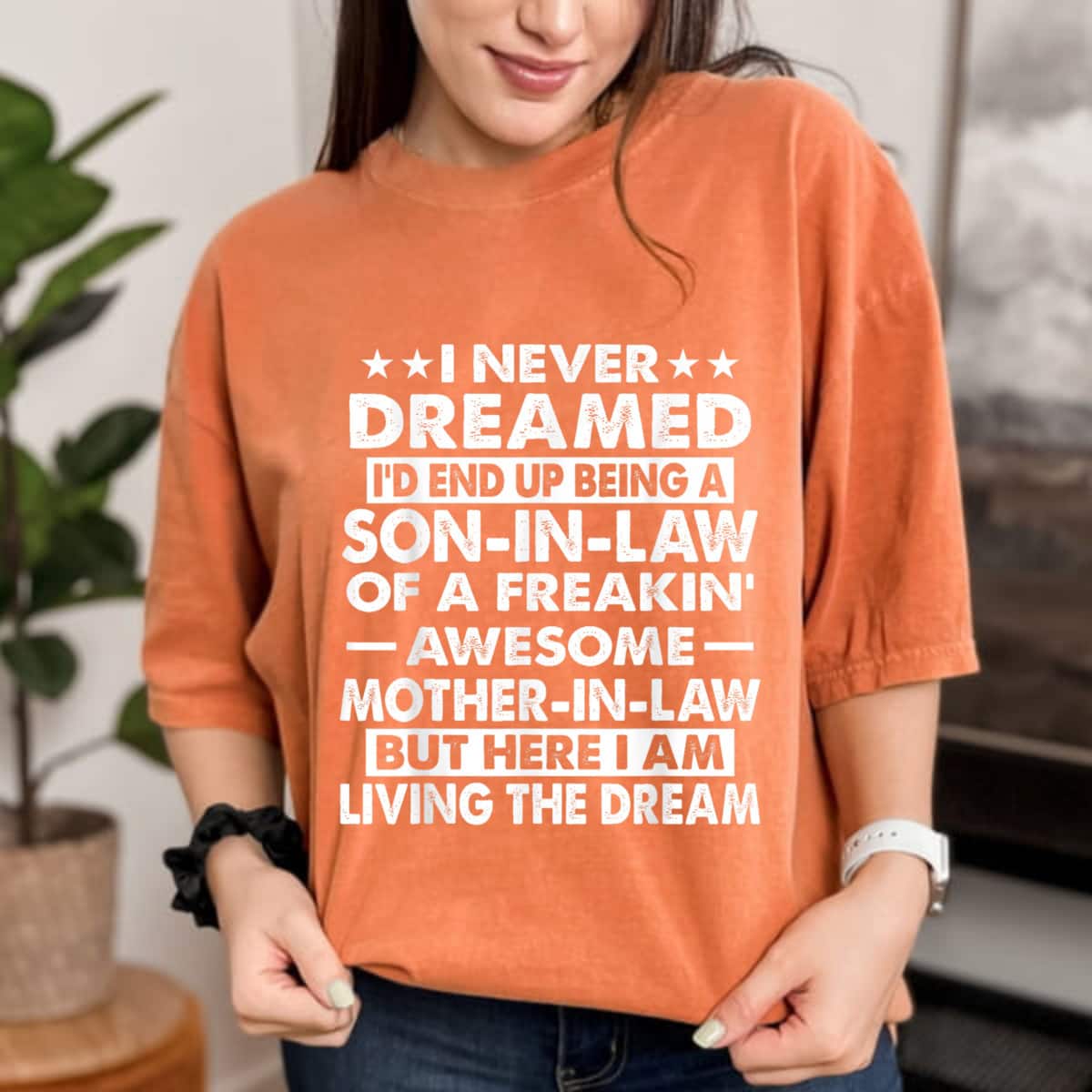 Mother's Day I Never Dreamed Son In Law Of Freaking Awesome Mother In Law Gift T-Shirt Mother's Day I Never Dreamed Son In Law Of Freaking Awesome Mother In Law Gift T-Shirt