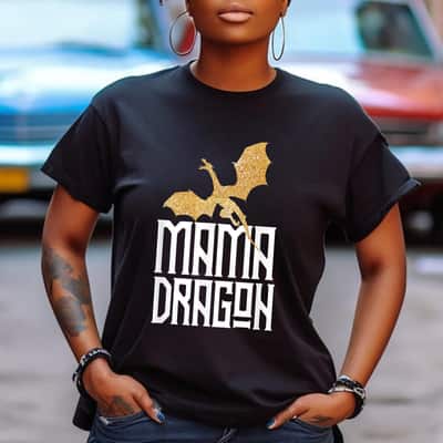 Mother's Day Mama Dragon Gift Matching Family Tribe Mother Mother Gift T-Shirt